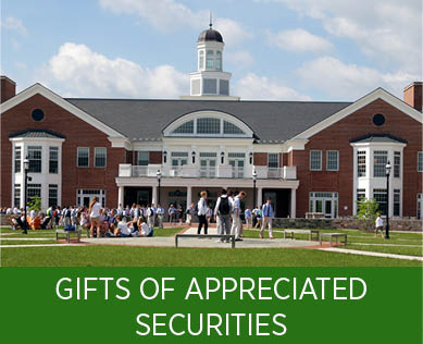 A school building. Links to Gifts of Appreciated Securities